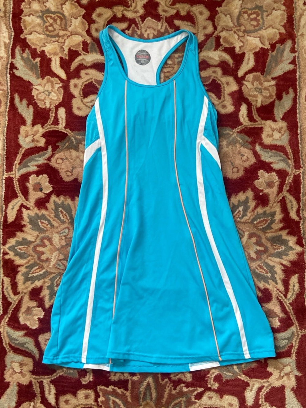 Bollé Turquoise-Trim Athletic Tank Top